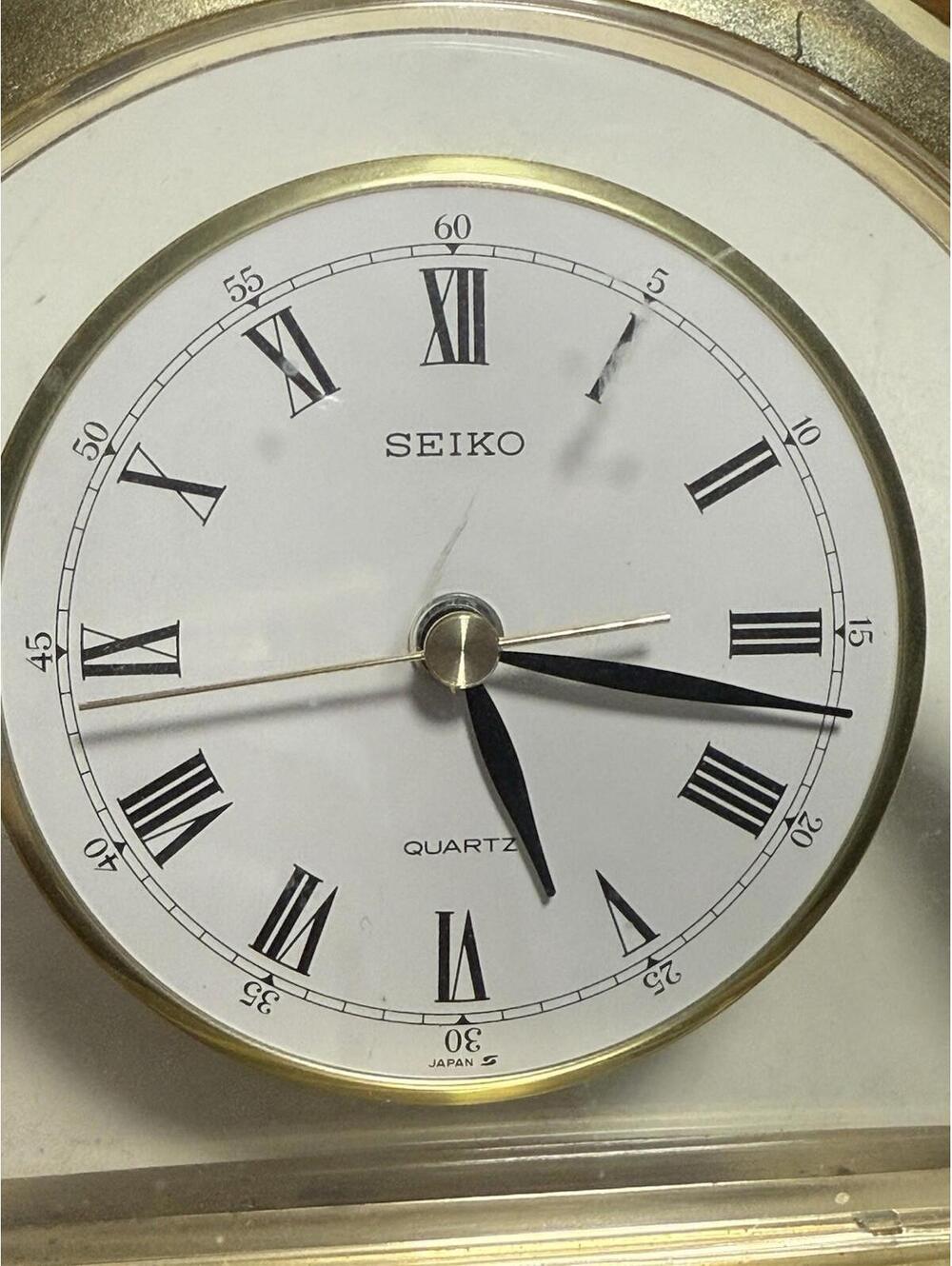 Seiko Clock Quartz In Working Order - Picture 3 of 12